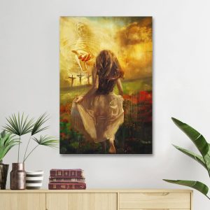 Jesus Faith Canvas Bringing a Girl to the Beautiful World