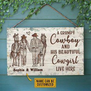 Personalized Cowboy Cowgirl Sign - Wood Pallet Art
