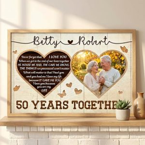 Personalized Anniversary I Had You Photo Poster Gift