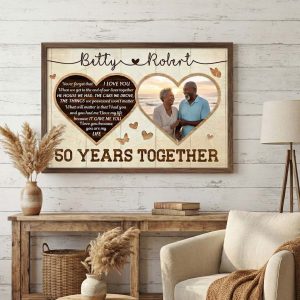 personalized anniversary i had you photo poster gift 1765645478534