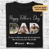 personalized fathers day unisex t shirt dad you are my whole world 1766675005703