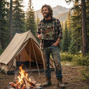 vintage camping mountain adventure shirt 1766594225481