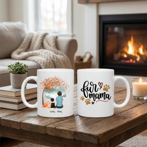 Alternative view of It's Never Just A Dog - Personalized Mug