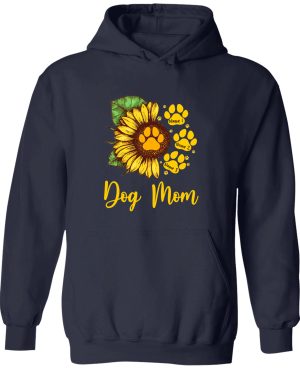 Sunflower Dog Mom Hoodie: Personalized Comfort