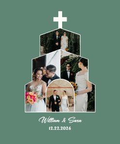 christian wedding anniversary canvas custom photo collage 1773763433039