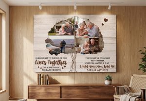 Personalized Anniversary Canvas: Custom Photo Ancient Tree Art