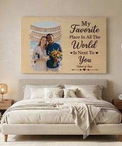 Alternative view of Personalized Anniversary Canvas - My Favorite Place Gift