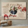 personalized as i sit in heaven memorial canvas memorial in heaven canvas 1774285217337