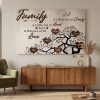 personalized family tree canvas a little bit of crazy loud amp full of love 1774593457723