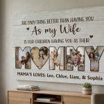Personalized Photo Canvas: Gift for Your Wife