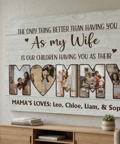 Personalized Photo Canvas: Gift for Your Wife