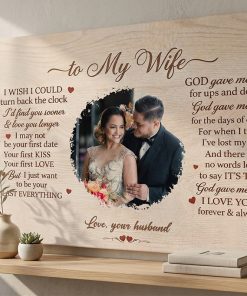 Personalized Photo Canvas: Perfect Birthday Gift for Wife