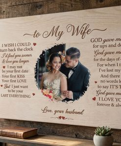 Alternative view of Personalized Photo Canvas: Perfect Birthday Gift for Wife