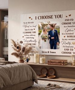 EraSkull 22 Alternative view of Personalized I Choose You Canvas - I Choose You to do life with hand in hand side by side