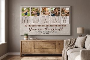 Personalized Mother's Day Gift - To The World You Are One Person