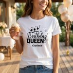 Birthday Queen Personalized Matching Group Party Shirts