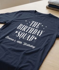 Girls Birthday Tshirts - Personalized Party Shirts, Birthday Squad Shirt