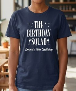 Alternative view of Girls Birthday Tshirts - Personalized Party Shirts, Birthday Squad Shirt