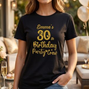 Personalized Birthday Crew T-Shirt, Birthday GANG T-Shirt, Birthday Party Crew T-Shirt