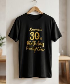 Alternative view of Personalized Birthday Crew T-Shirt, Birthday GANG T-Shirt, Birthday Party Crew T-Shirt