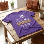Personalized Birthday Queen Shirt | Custom Age Tee