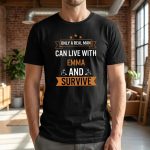 Personalized Birthday T-Shirt | Only A Real Man Woman Can Live With Name And Survive Shirt