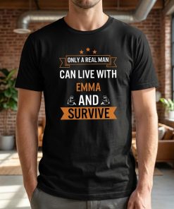 Personalized Birthday T-Shirt | Only A Real Man Woman Can Live With Name And Survive Shirt