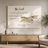 personalized the lord is my strength bible verse canvas custom couple cross watercolor wall art 1789407418812