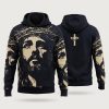 jesus crown of thorns cross christian 3d all over printed hoodie 1792664272013