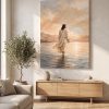 jesus walking on the water canvas print christian religious home decor 1792081413662
